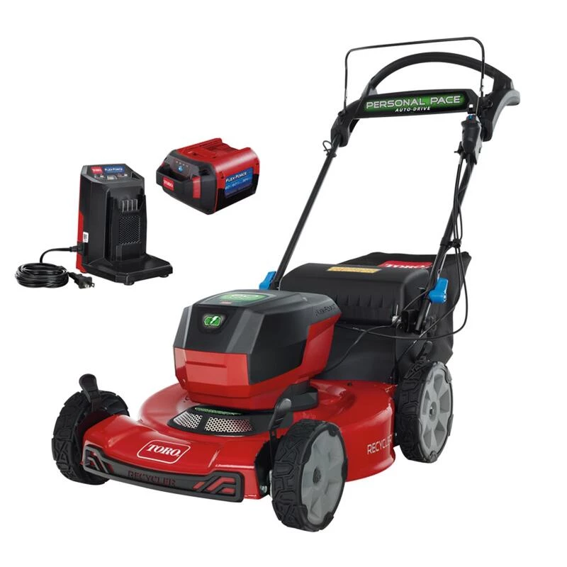 Cheapest ✔️ Toro Recycler 21466 22 in. 60 V Battery Self-Propelled Lawn Mower Kit (Battery & Charger) 🌟