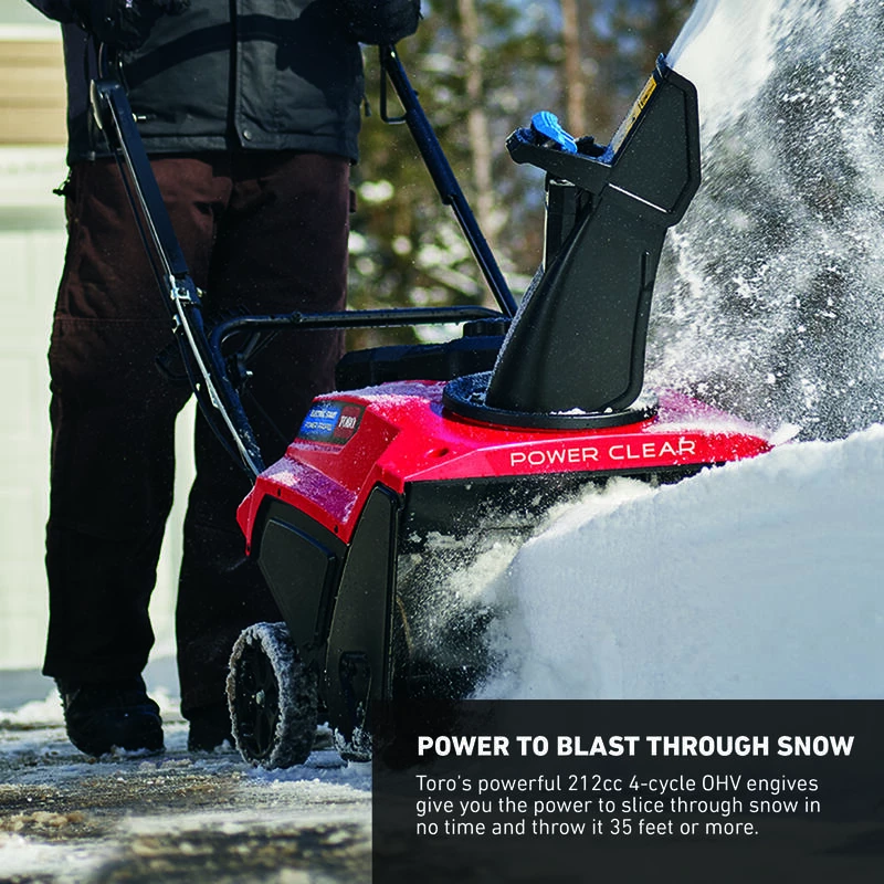 Coupon 🛒 Toro Power Clear 21 in. 212 cc Single Stage Gas Snow Blower Electric Start 🔥 - Image 5