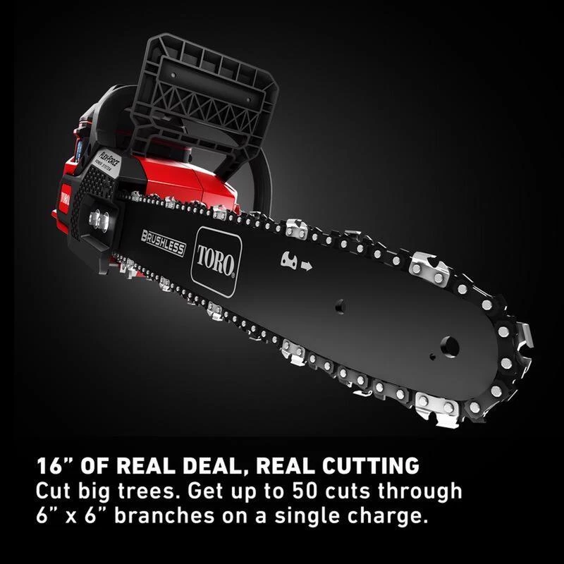 Best Sale 🔔 Toro 51851 16 in. 60 V Battery Chainsaw Kit (Battery & Charger) ⌛ - Image 3