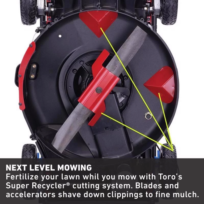 Discount 🤩 Toro SmartStow Super Recycler 21565 21 in. 163 cc Gas Self-Propelled Lawn Mower 👍 - Image 4